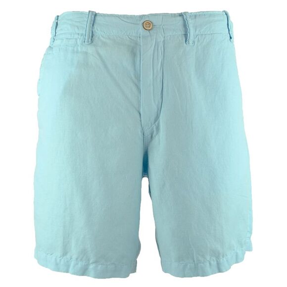 Men's Classic Fit Linen Shorts BLU 33 - Picture 5 of 6